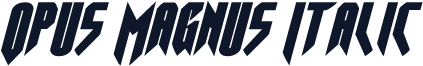 Opus Magnus Italic