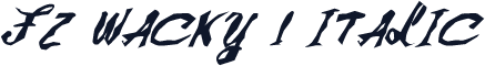 FZ WACKY 1 ITALIC