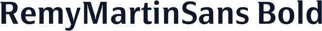 RemyMartinSans Bold