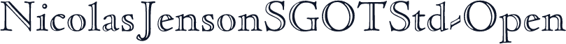 ☞NicolasJensonSGOTStd-Open
