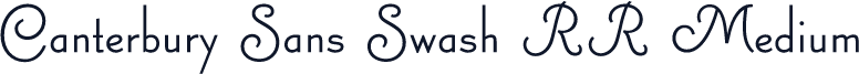 Canterbury Sans Swash RR Medium