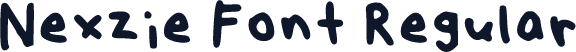 Nexzie Font Regular
