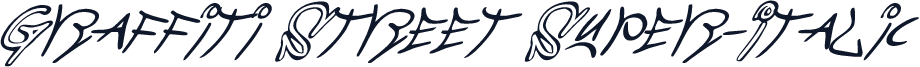 Graffiti Street Super-Italic