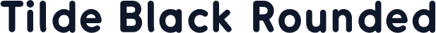 Tilde Black Rounded