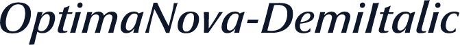 OptimaNova-DemiItalic