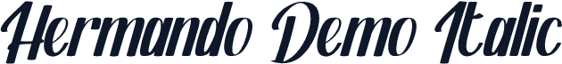 Hermando Demo Italic