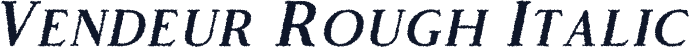 Vendeur Rough Italic