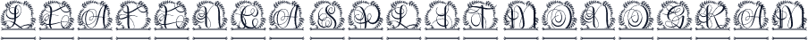 Leafenca Split Monogram