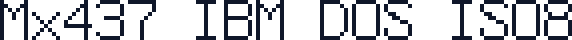 Mx437 IBM DOS ISO8