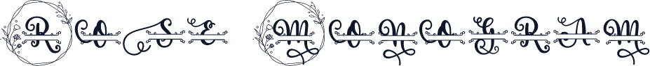 Rose Monogram