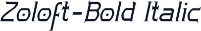 Zoloft-Bold Italic