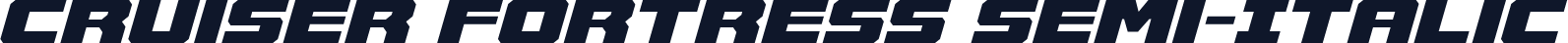 Cruiser Fortress Semi-Italic