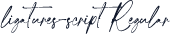 ligatures-script Regular