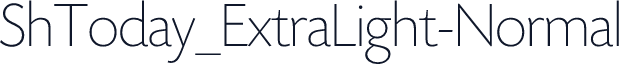 ShToday_ExtraLight-Normal