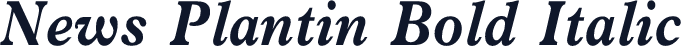 News Plantin Bold Italic