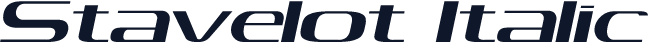 Stavelot Italic