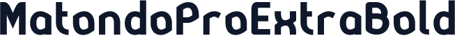MatondoProExtraBold