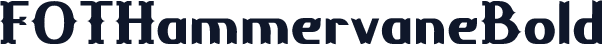 FOTHammervaneBold