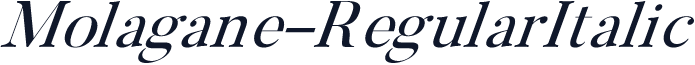 Molagane-RegularItalic