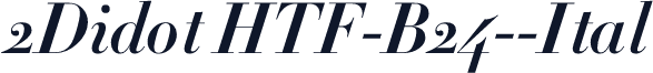 2Didot HTF-B24--Ital