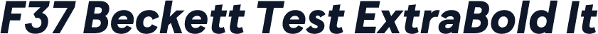 F37 Beckett Test ExtraBold It