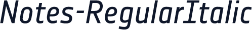 Notes-RegularItalic