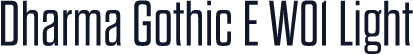 Dharma Gothic E W01 Light