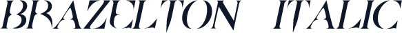 Brazelton  Italic
