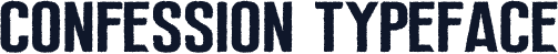 CONFESSION TYPEFACE