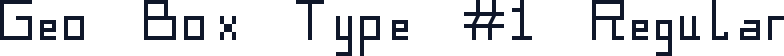 Geo Box Type #1 Regular
