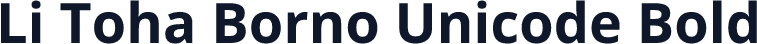 Li Toha Borno Unicode Bold