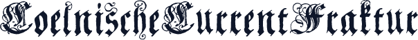 CoelnischeCurrentFraktur