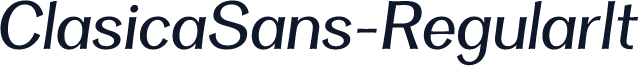 ☞ClasicaSans-RegularIt
