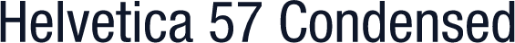 Helvetica 57 Condensed