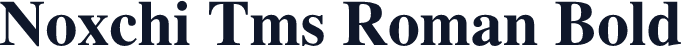 Noxchi Tms Roman Bold