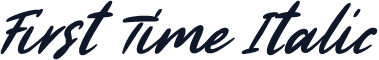 First Time Italic