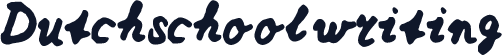 Dutchschoolwriting