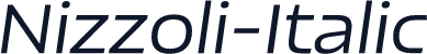 Nizzoli-Italic