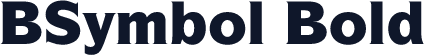 BSymbol Bold