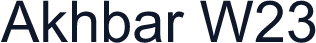 Akhbar W23