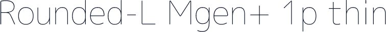 Rounded-L Mgen+ 1p thin