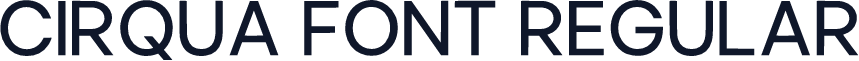 Cirqua Font Regular