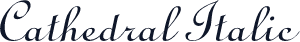 Cathedral Italic