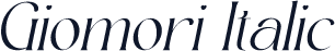 Giomori Italic