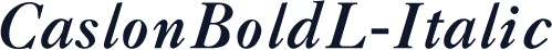 CaslonBoldL-Italic