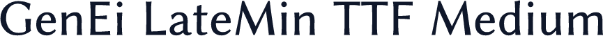 GenEi LateMin TTF Medium