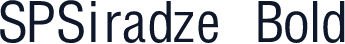 SPSiradze Bold