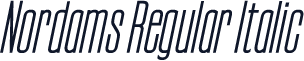 Nordams Regular Italic