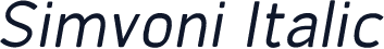 Simvoni Italic