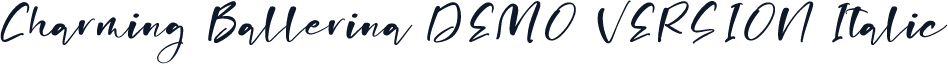 Charming Ballerina DEMO VERSION Italic